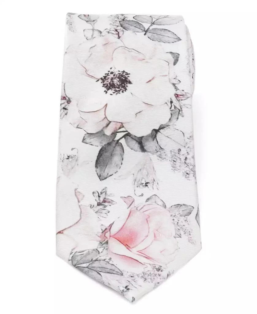 Ox and Bull Trading Co. Men's Painted Floral Tie 2