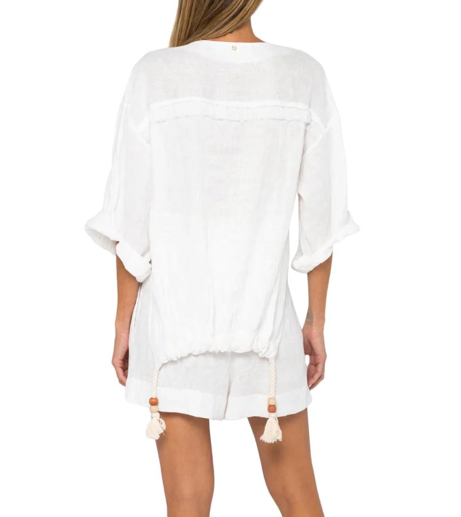 JUST BEE QUEEN Thea Top In Oyster