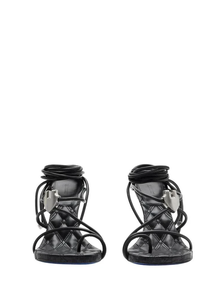 Burberry Ivy Shield Strappy Heel Sandals 2