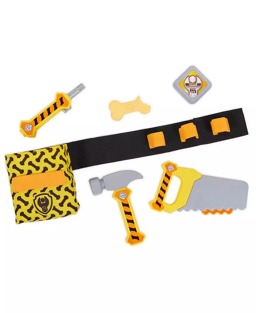 Rubble & Crew Rubble's Construction Tool Belt, with 6 Piece Kids Tool Set 1
