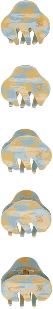 Repose AMS Five-Pack Kids Yellow & Blue Small Hair Clips 1