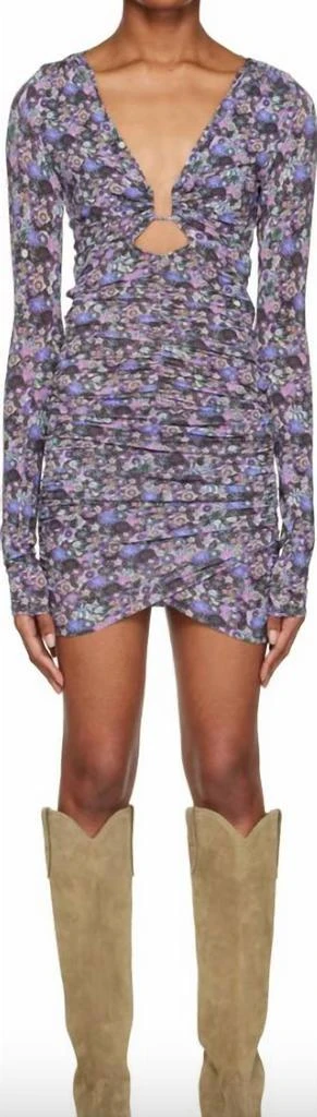 Isabel Marant Jordana Dress In Ultra Violet 1