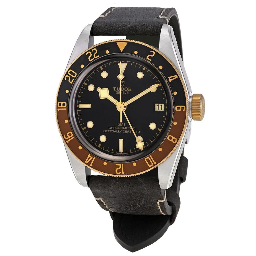 Tudor Black Bay Automatic Chronometer Black Dial Root Beer Bezel Men's Watch M79833MN-0003 1