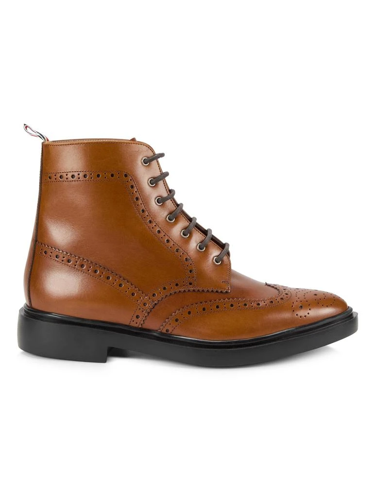 Thom Browne Leather Brogue Lace-Up Boots 1