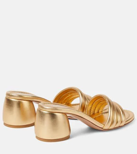 Gianvito Rossi Malou 60 leather mules 3