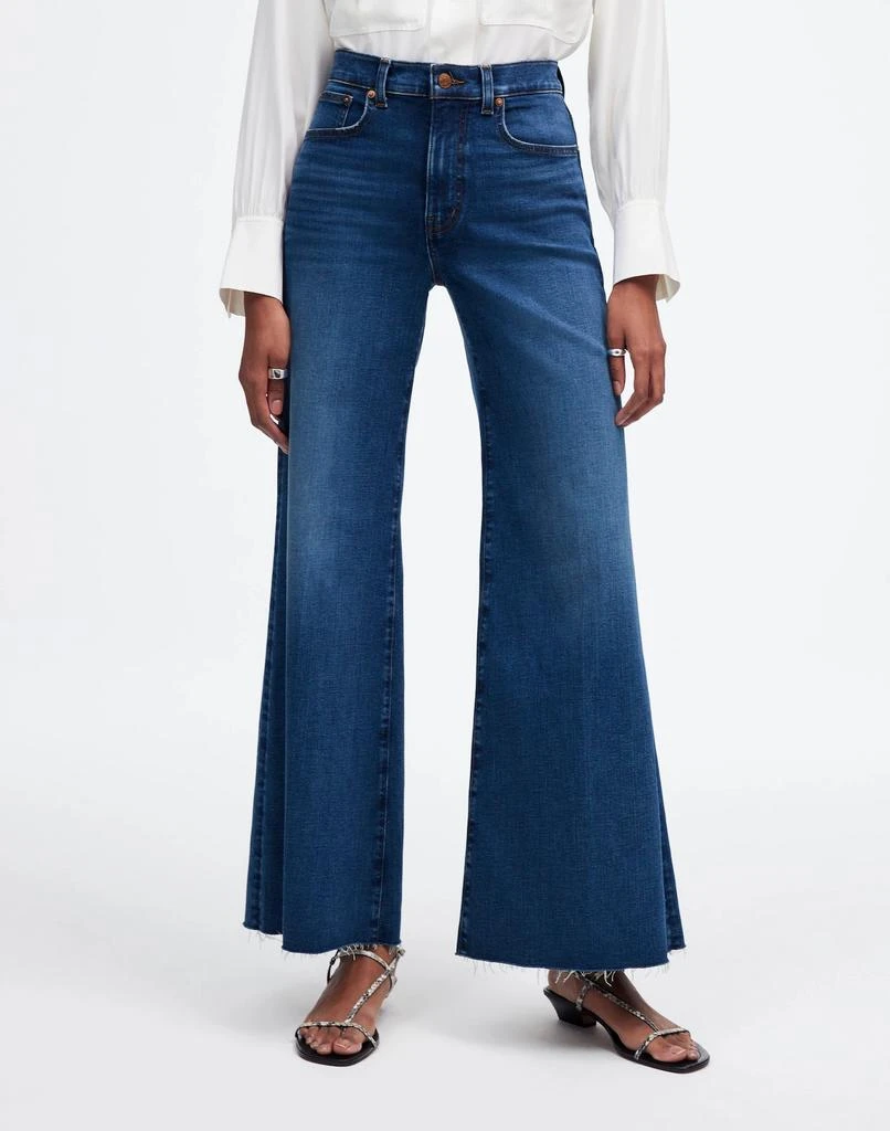 Madewell Flared Wide-Leg Crop Jeans 2