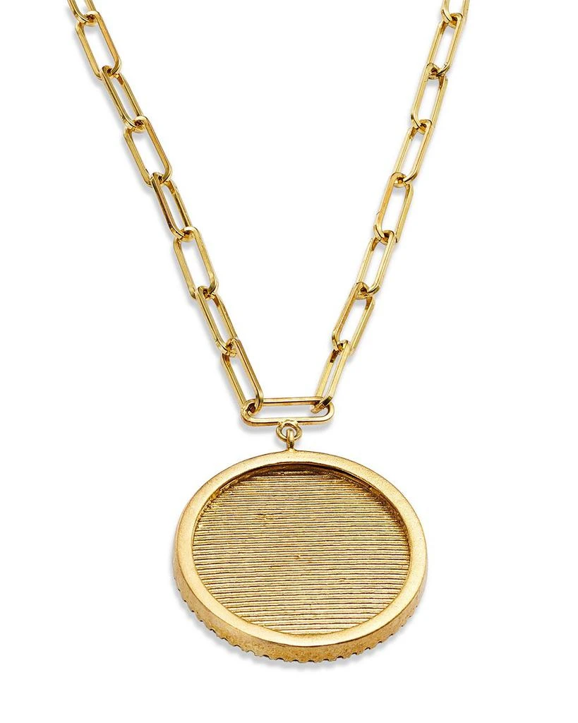 Meira T 14K Yellow Gold Diamond Coin Charm Necklace, 16" 4