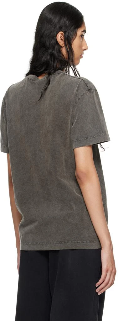 Alexander Wang Gray Distressed Skyline T-Shirt 3