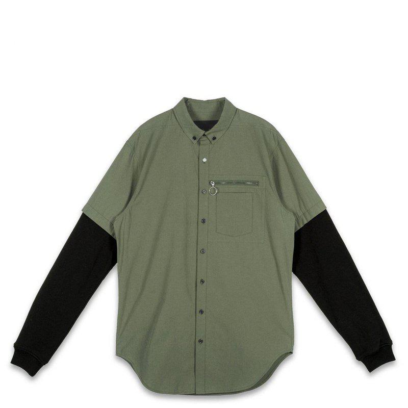 Konus Men's 2 Layer Shirt In Grape Leaf