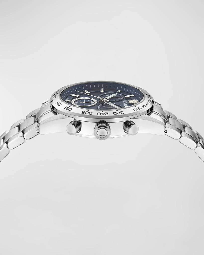 Versace Men's V-Code 41mm Stainless Steel Chronograph Watch 3