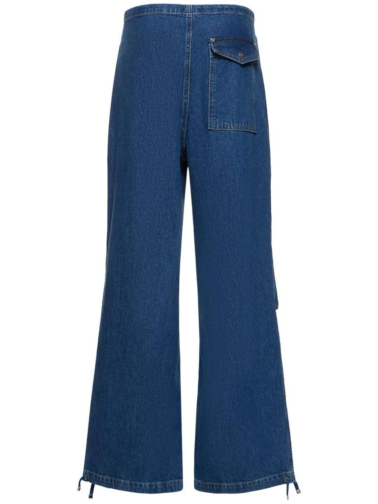 DION LEE Parachute Denim Wide Jeans 4