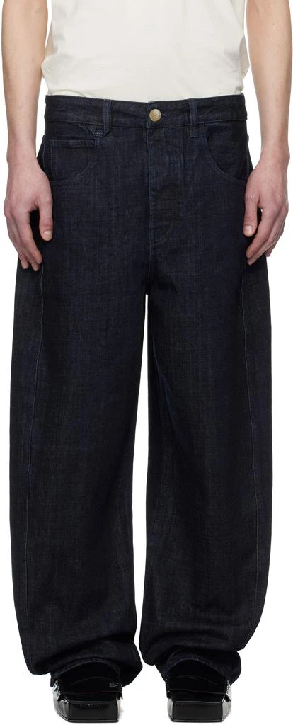 Jacquemus Navy La Croisière 'The Mirada de-Nîmes' Jeans 1