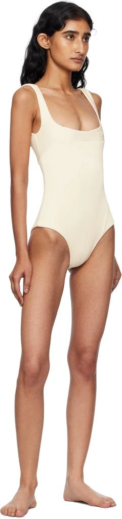 Haight Beige Ribbed Gabi Swimsuit 4
