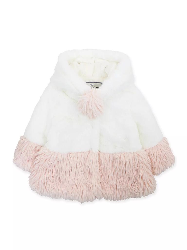 Widgeon Baby Girl's & Little Girl's Faux Fur Shag Contrast Coat