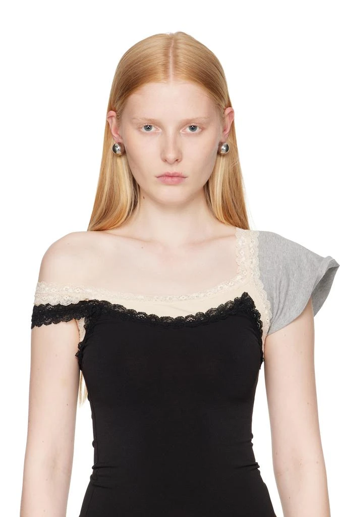 D'heygere Silver Ball Earrings 3