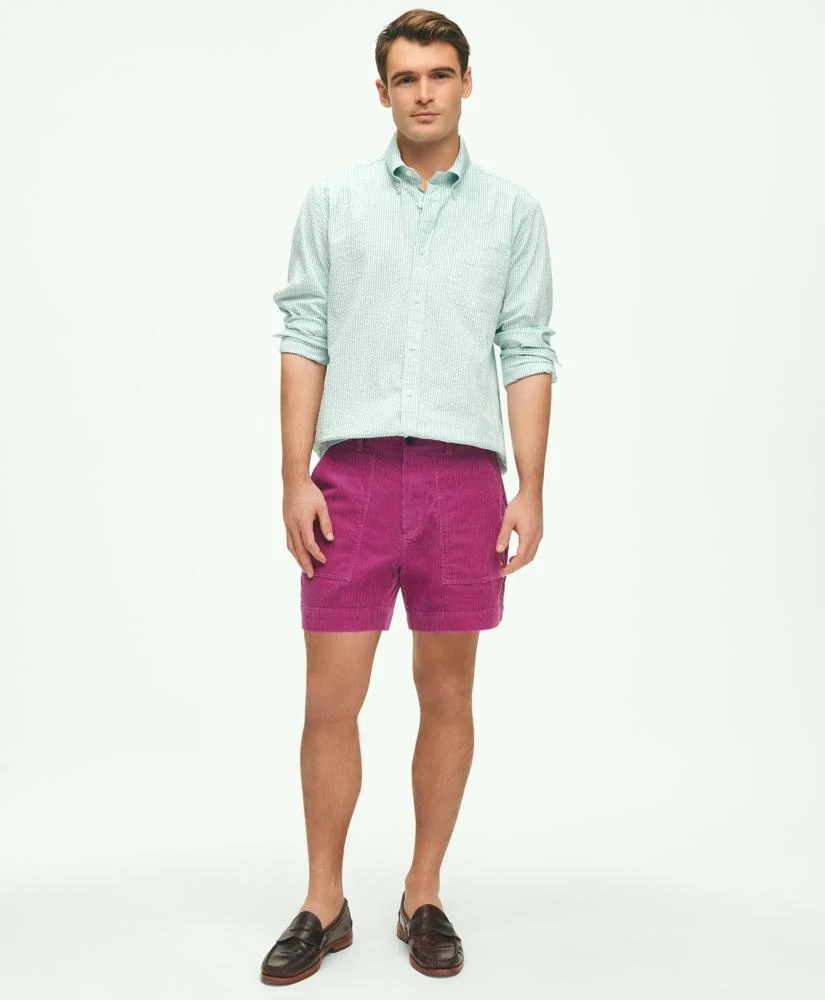 Brooks Brothers 5.5" Wide-Wale Corduroy Shorts 2
