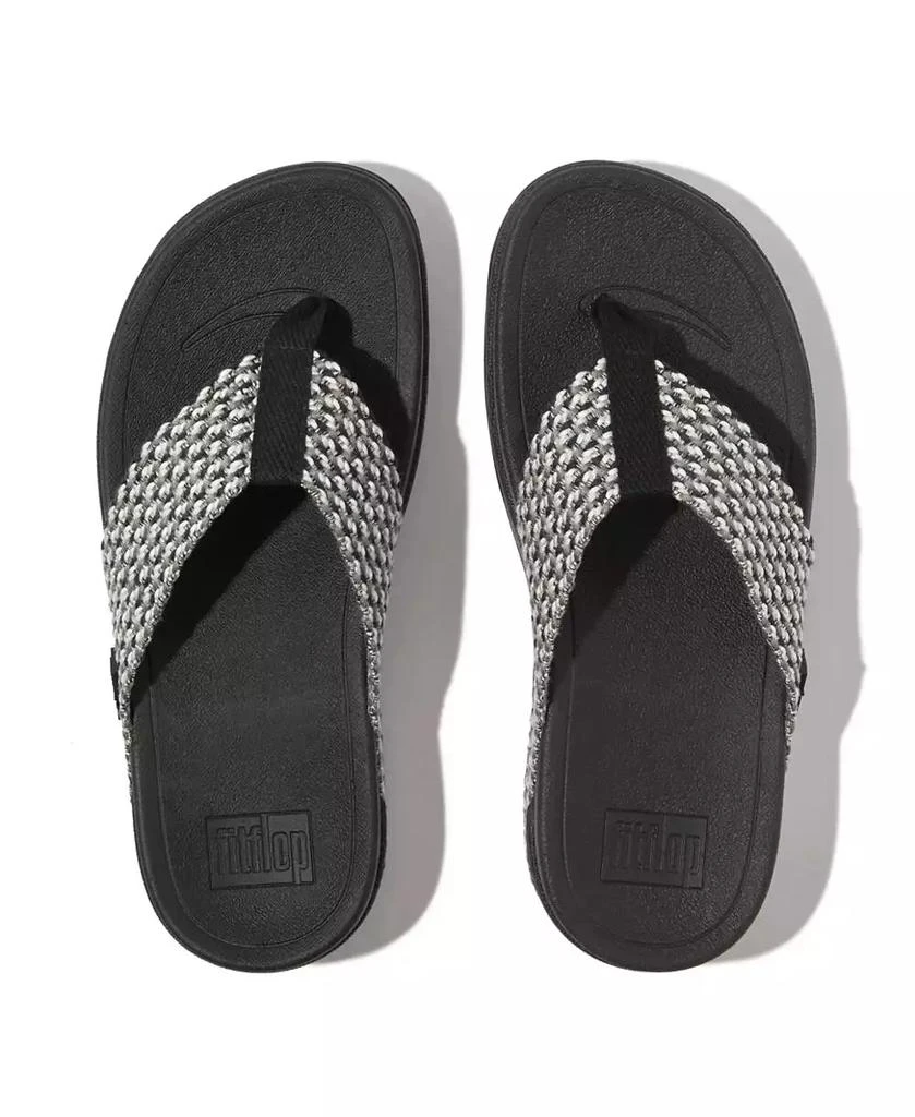 FitFlop Women's Surfa Multi-Tone Webbing Toe-Post Sandals 3