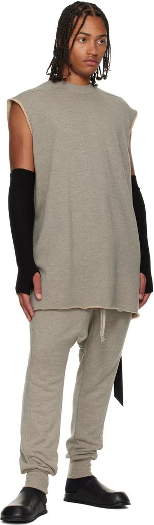 Rick Owens Gray Concordians Drawstring Sweatpants 4