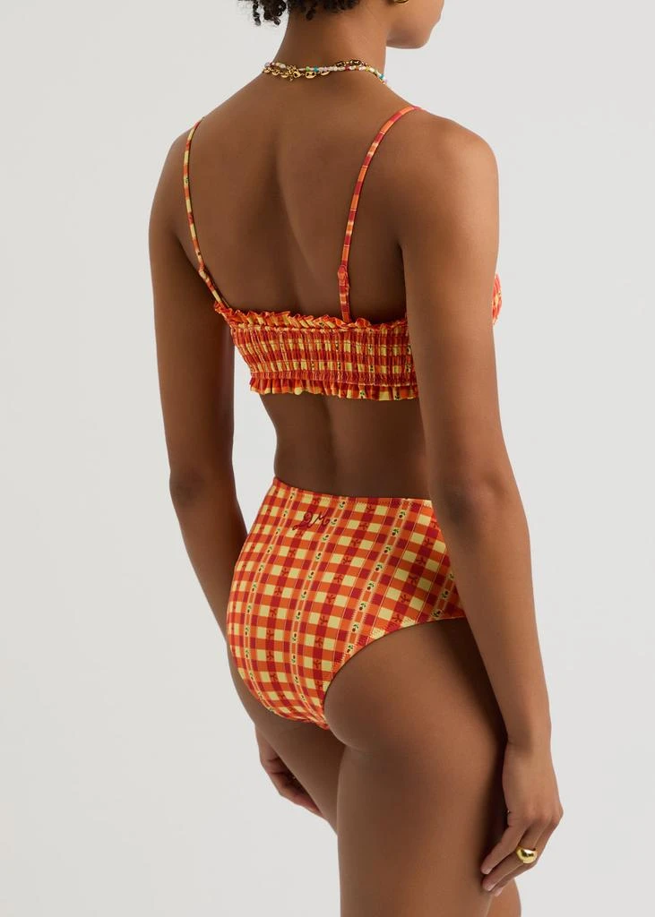 DAMSON MADDER Jezebel printed bikini top 3