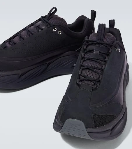 Hoka One One Elevon X leather-trimmed sneakers 3