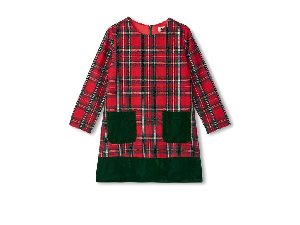 Hatley Red Plaid A-Line Dress (Toddler/Little Kid/Big Kid)