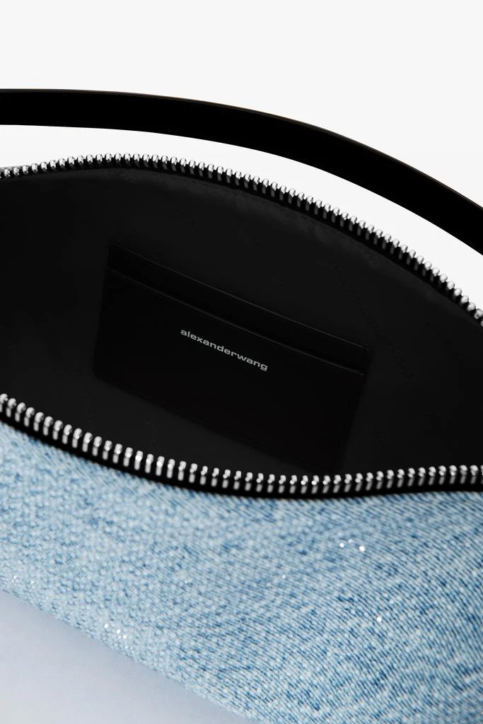 Alexander Wang Heiress Flex Denim Bag With Crystal Hotfix 4