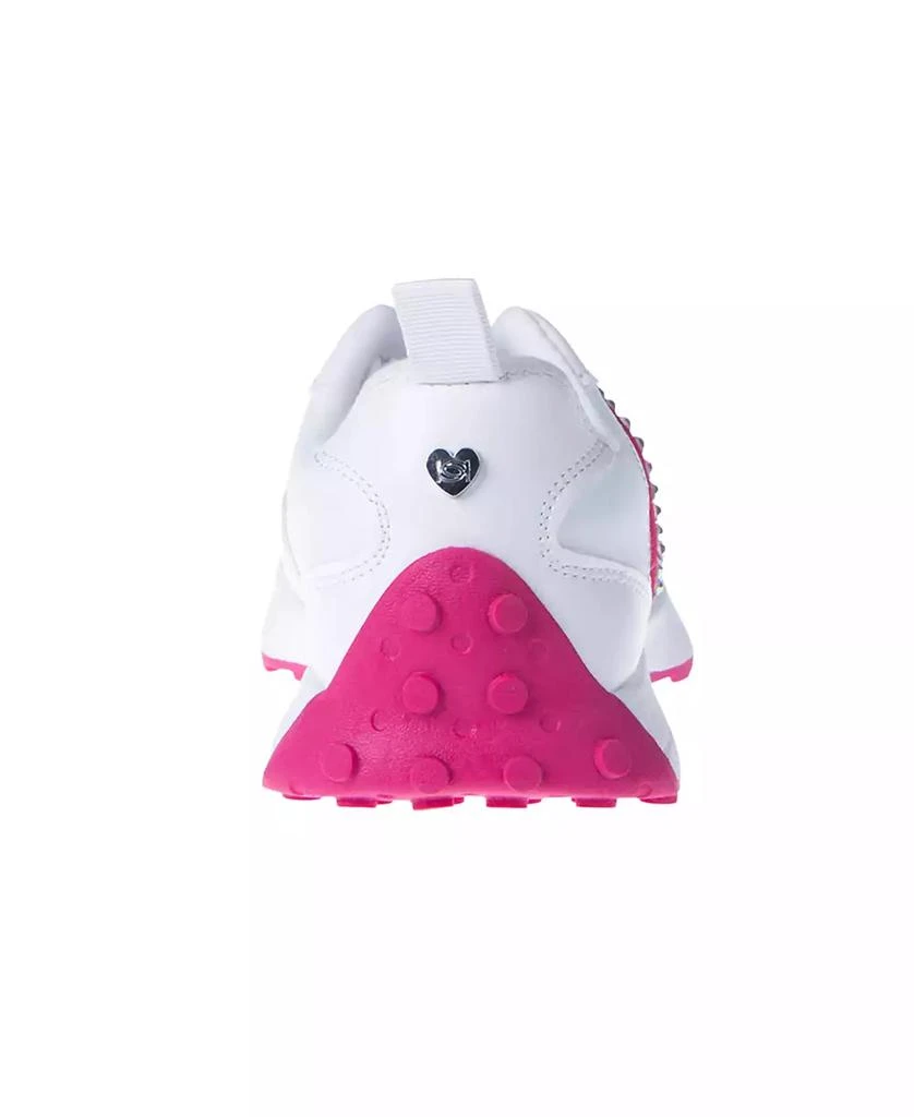 Bebe Little and Big Girls Embellished Heart Patch Jogger Sneaker 5
