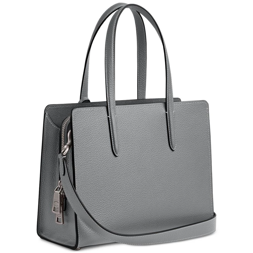 Coach Polished Pebble Leather Carter Carryall 28 5