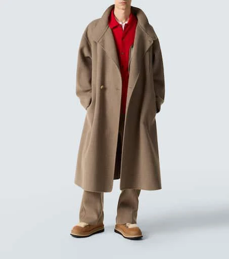 Sacai x UGG suede and shearling hiking boots 2