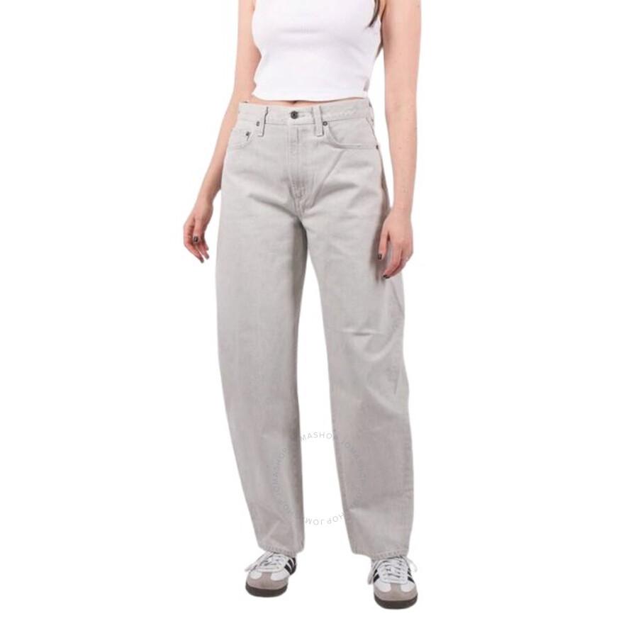 AGOLDE Ladies Tarnish Pale Grey Ballon Jeans
