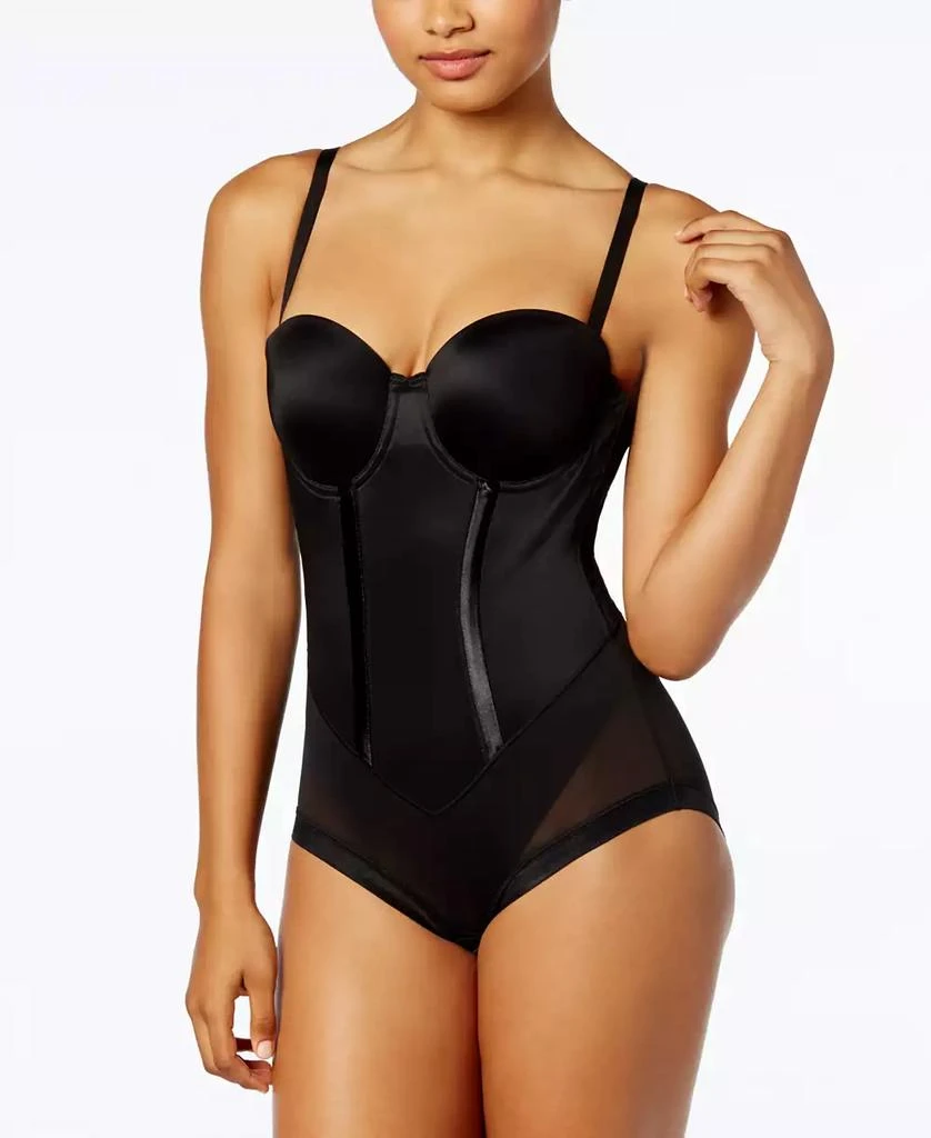 Maidenform Women's Firm Tummy-Control Easy Up Strapless Bodysuit 1256 1