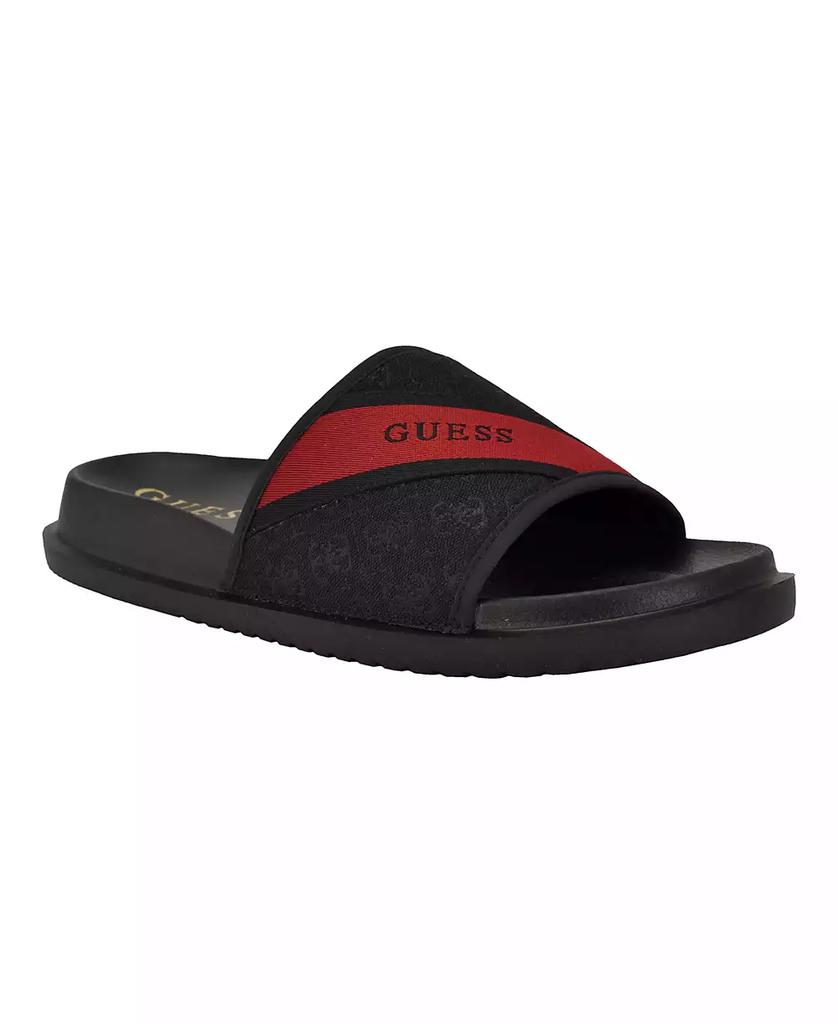 GUESS Men's Vellden Slip-on Lifted Fashion Slides