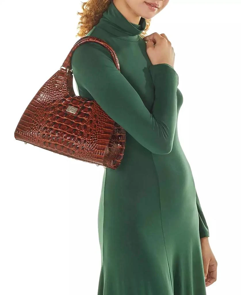 Brahmin Adrian Lumeria Leather Satchel 7