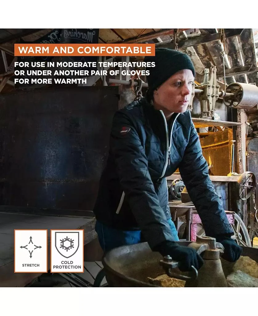 RefrigiWear Men's Moisture Wicking Stretch Fit Glove Liners (Pack of 12 Pairs) 5