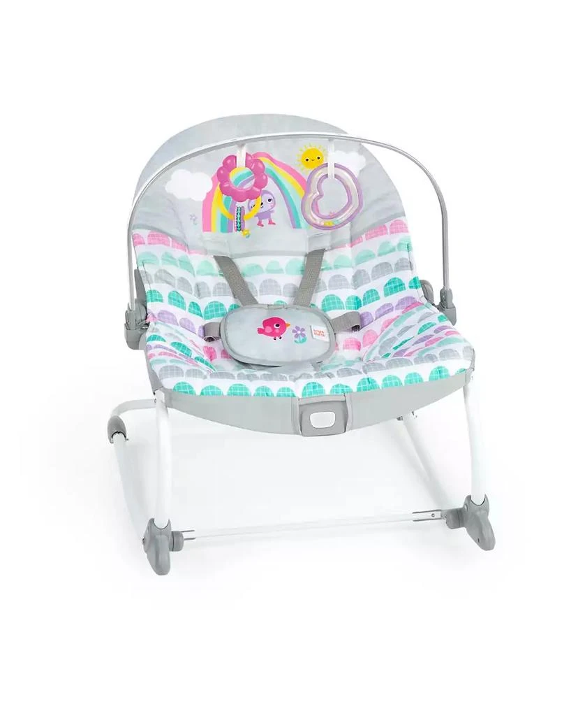 Bright Starts Rosy Rainbow™ Infant to Toddler Rocker 1