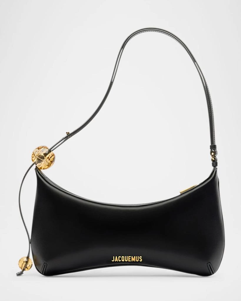 Jacquemus Le Grand Bisou Perle Leather Shoulder Bag 1
