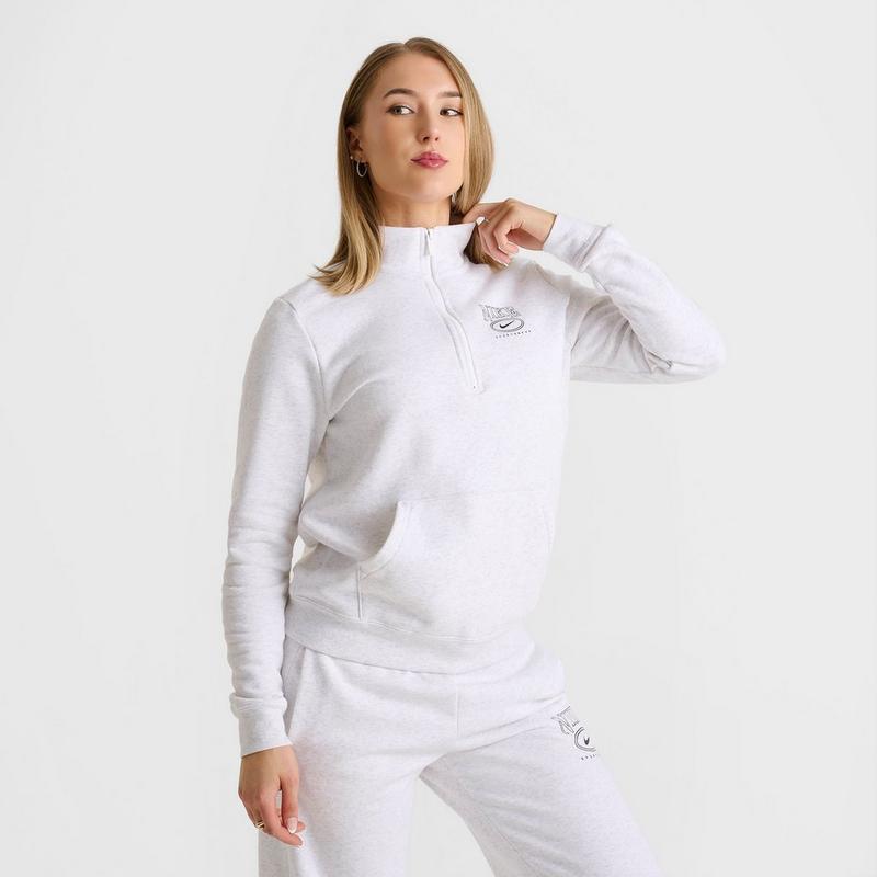 women's nike mock neck sweatshirt