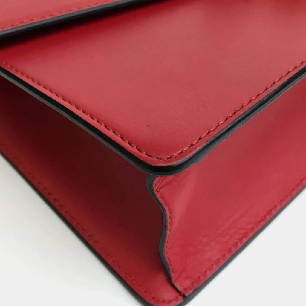 Gucci Gucci Red Leather Small Sylvie Shoulder Bag 11