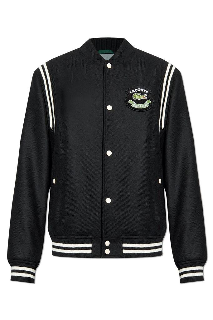Lacoste Men's Zip-Front Geo Pattern Jacket - Jackets
