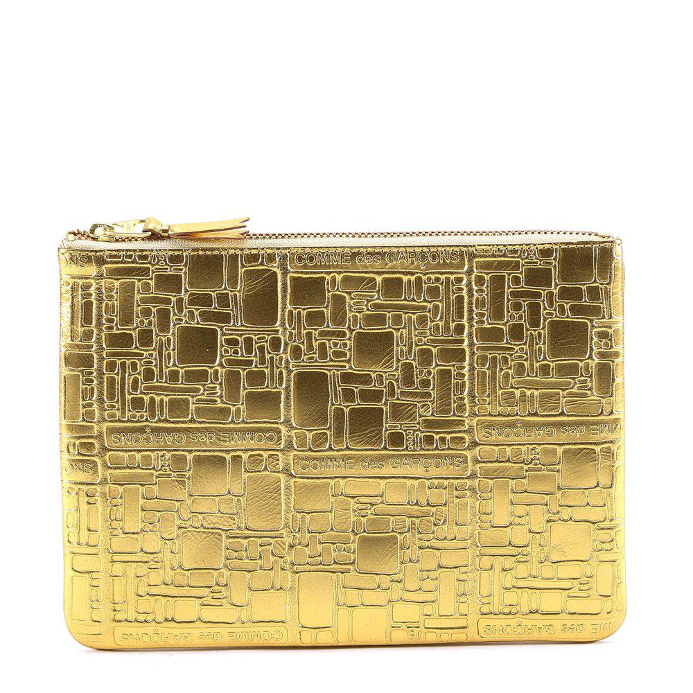 Comme des Garçons Wallet Comme des Garçons Wallet Logo Embossed Coin Purse