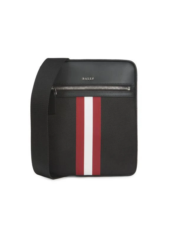 Bally Telford Logo Striped Crossboday Bag 1