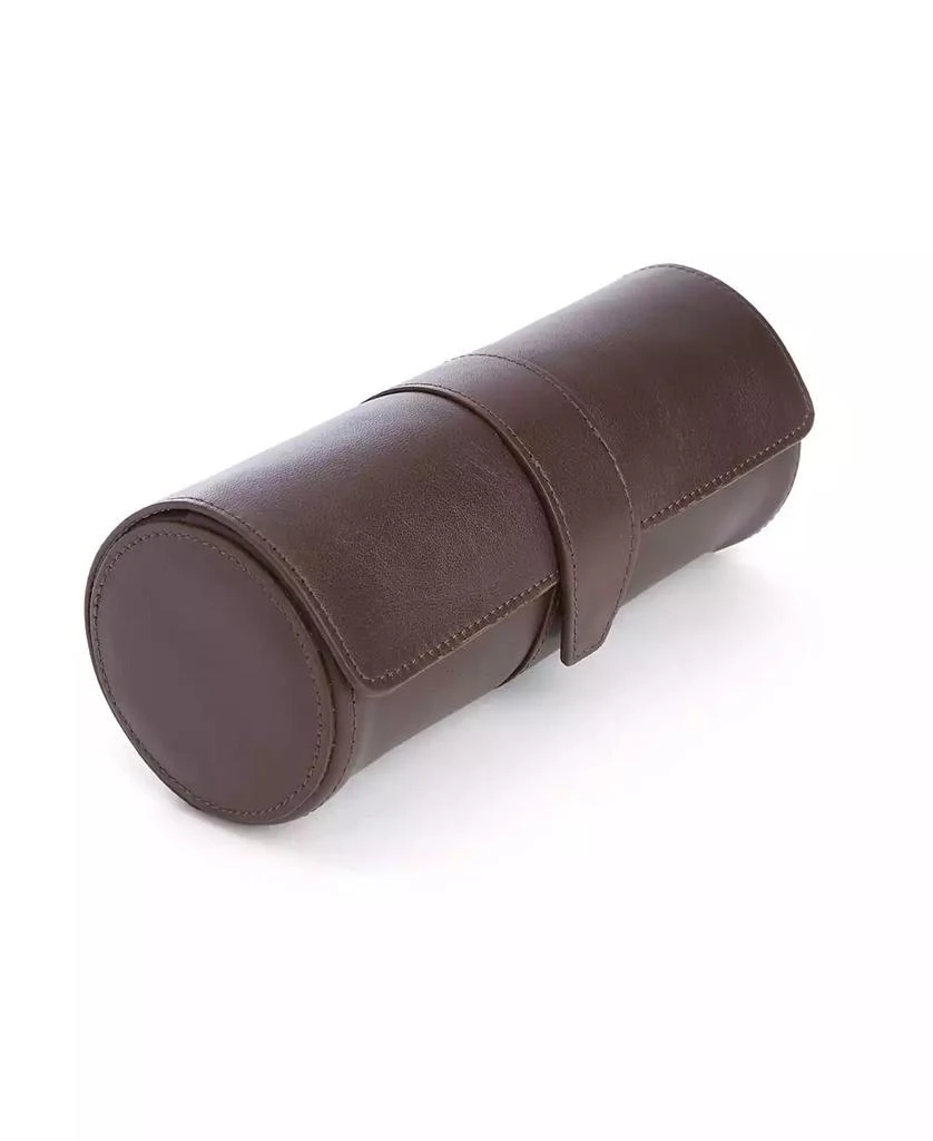 ROYCE New York Suede Lined Travel Watch Roll 4