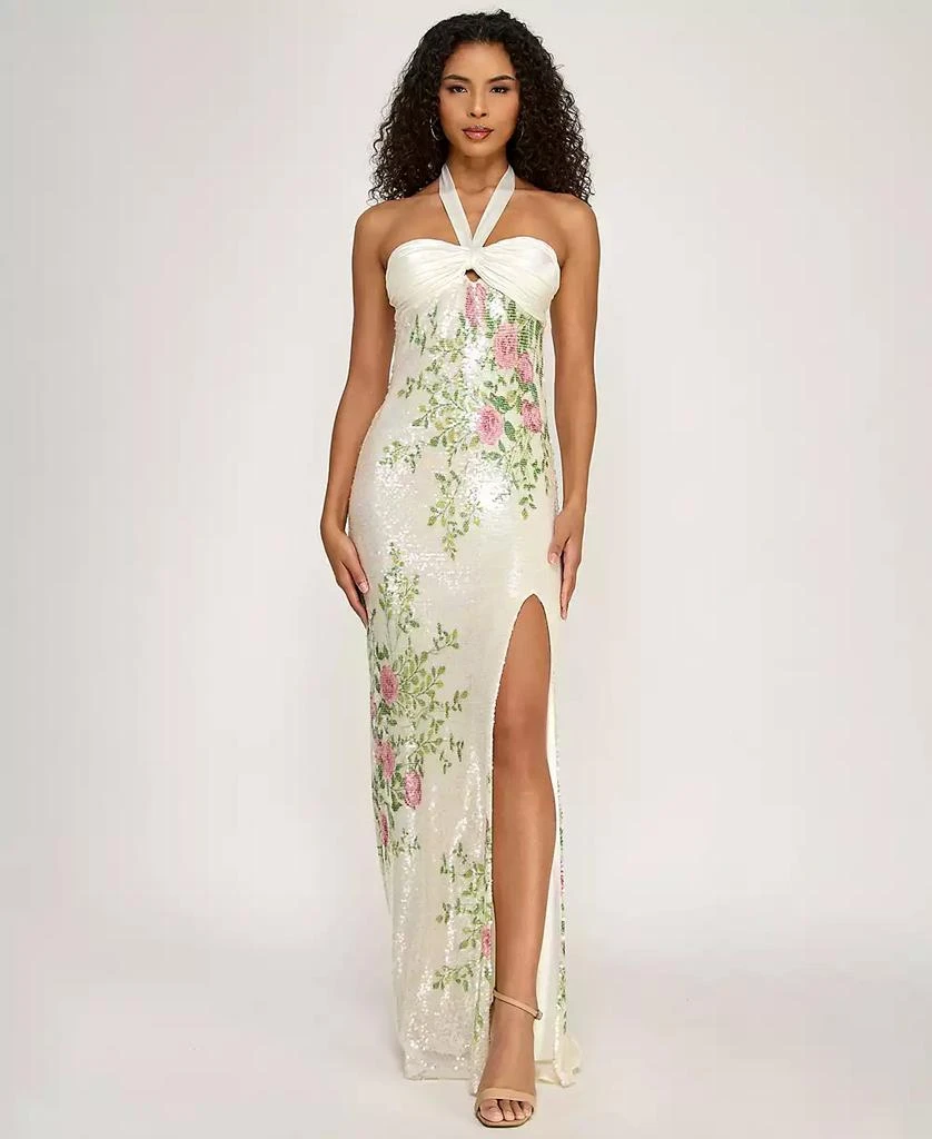 juniors dresses halter Halter Mini Lace Homecoming Dresses Sexy Backless Junior Summer Dress ARD1561