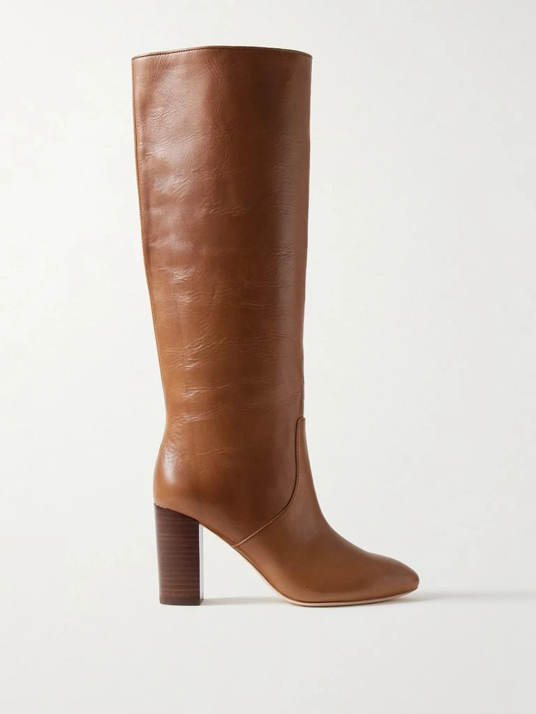 Loeffler Randall Goldy 皮革及膝长靴  - US8 1