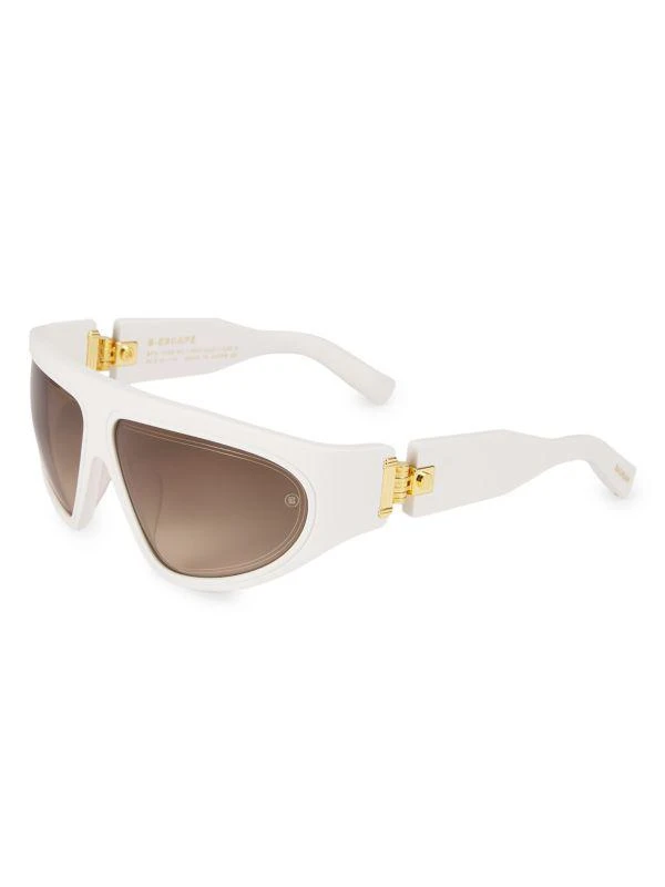 Balmain 62MM Solid Aviator Sunglasses 2