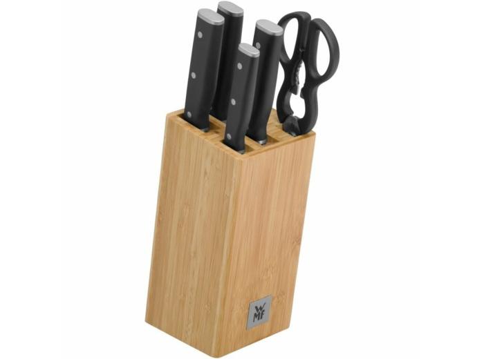 WMF Coffret de couteaux de séquence* avec bloc à couteaux 6 pièces