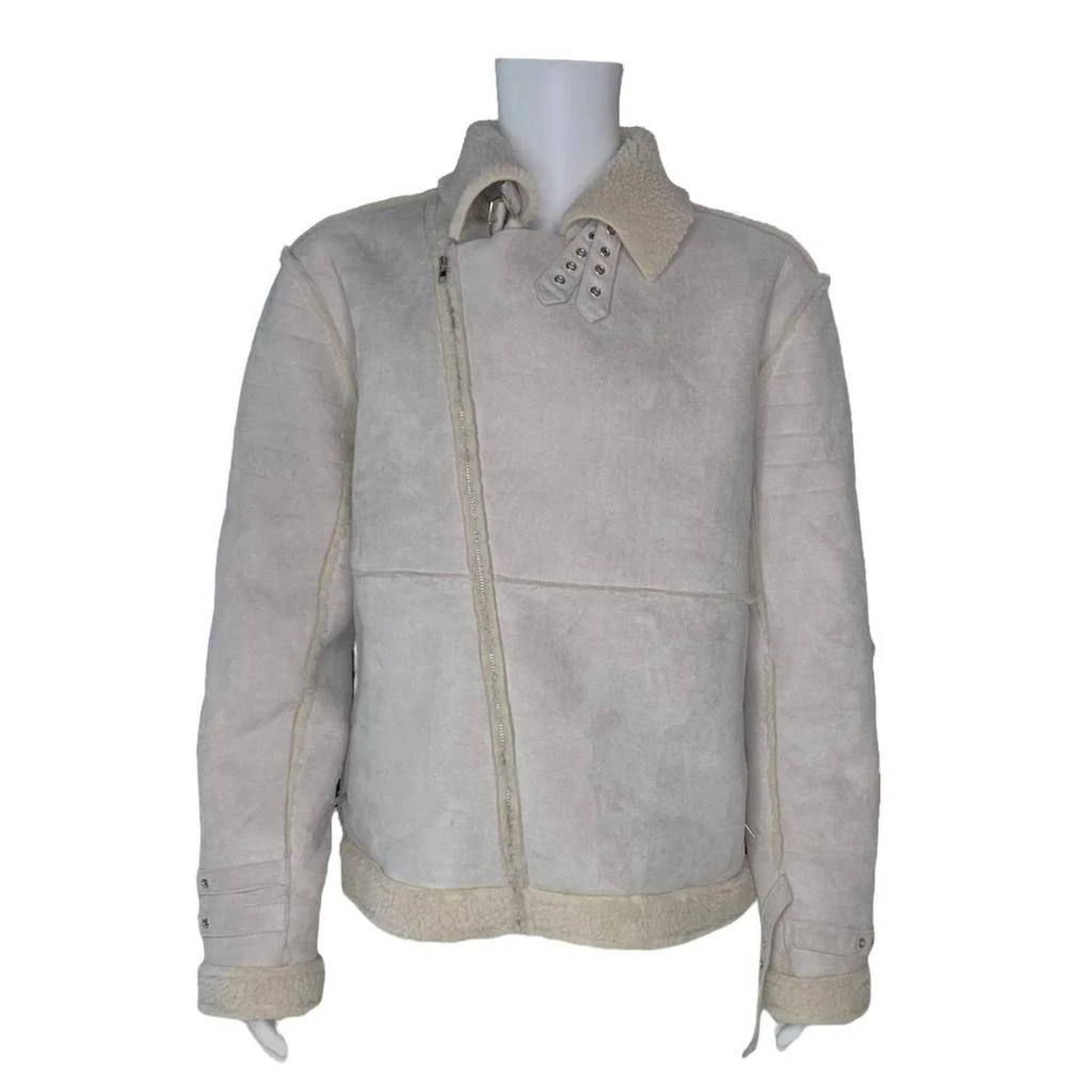 EMBELLISH Men's Fur-Lined Jacket In Light Grey 1