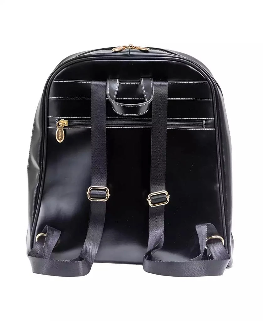 McKlein Madison Leather Business Laptop Tablet Backpack 3