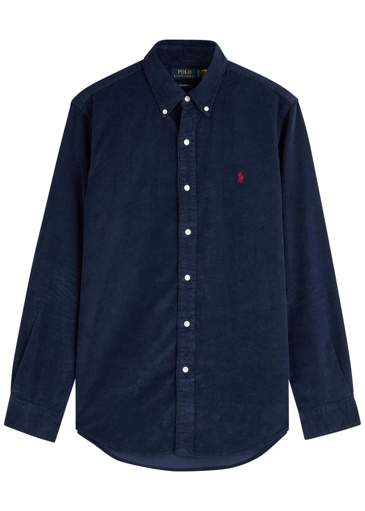 Ralph Lauren Logo-embroidered corduroy shirt 1