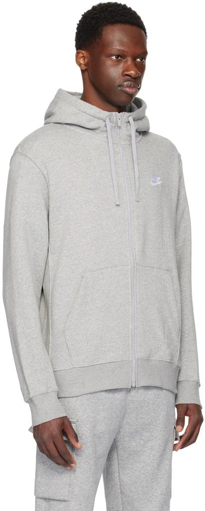 NIKE Gray Zip Hoodie 2